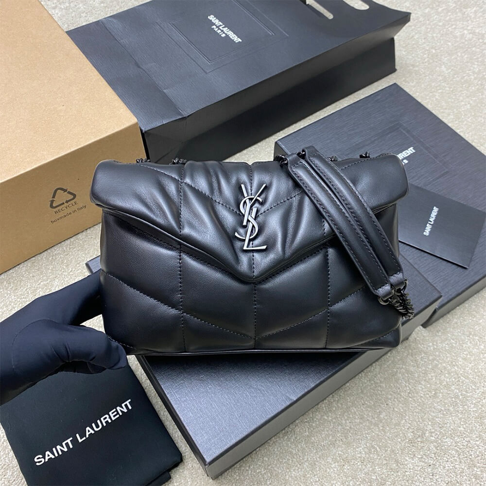 YSL Toy Puffer in lambskin