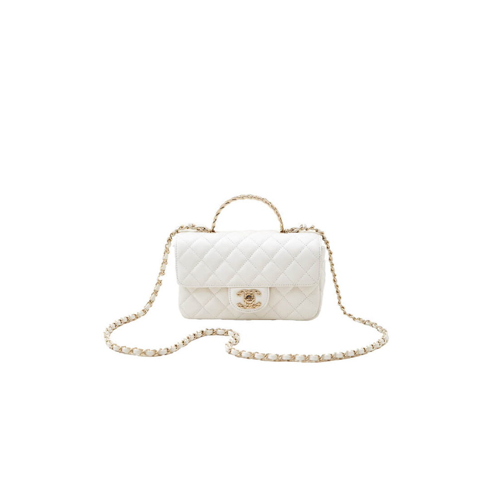 CHANEL Mini Flap Bag with Top Handle