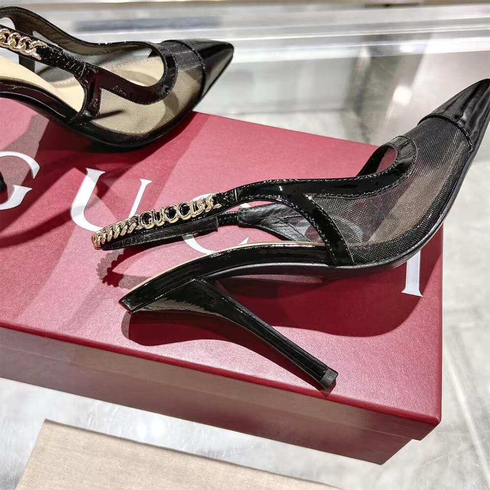 Gucci Signoria slingback pump