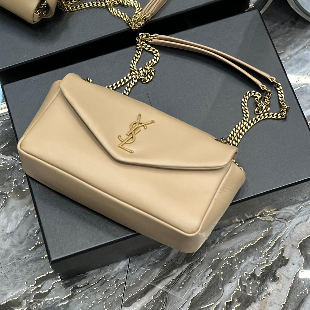 YSL calypso small in plunged lambskin