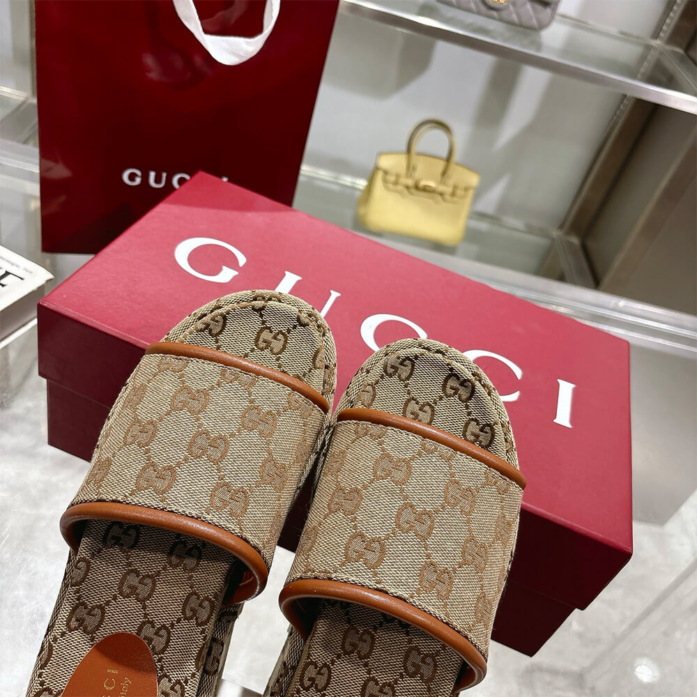 GUCCI Women s GG platform sandal