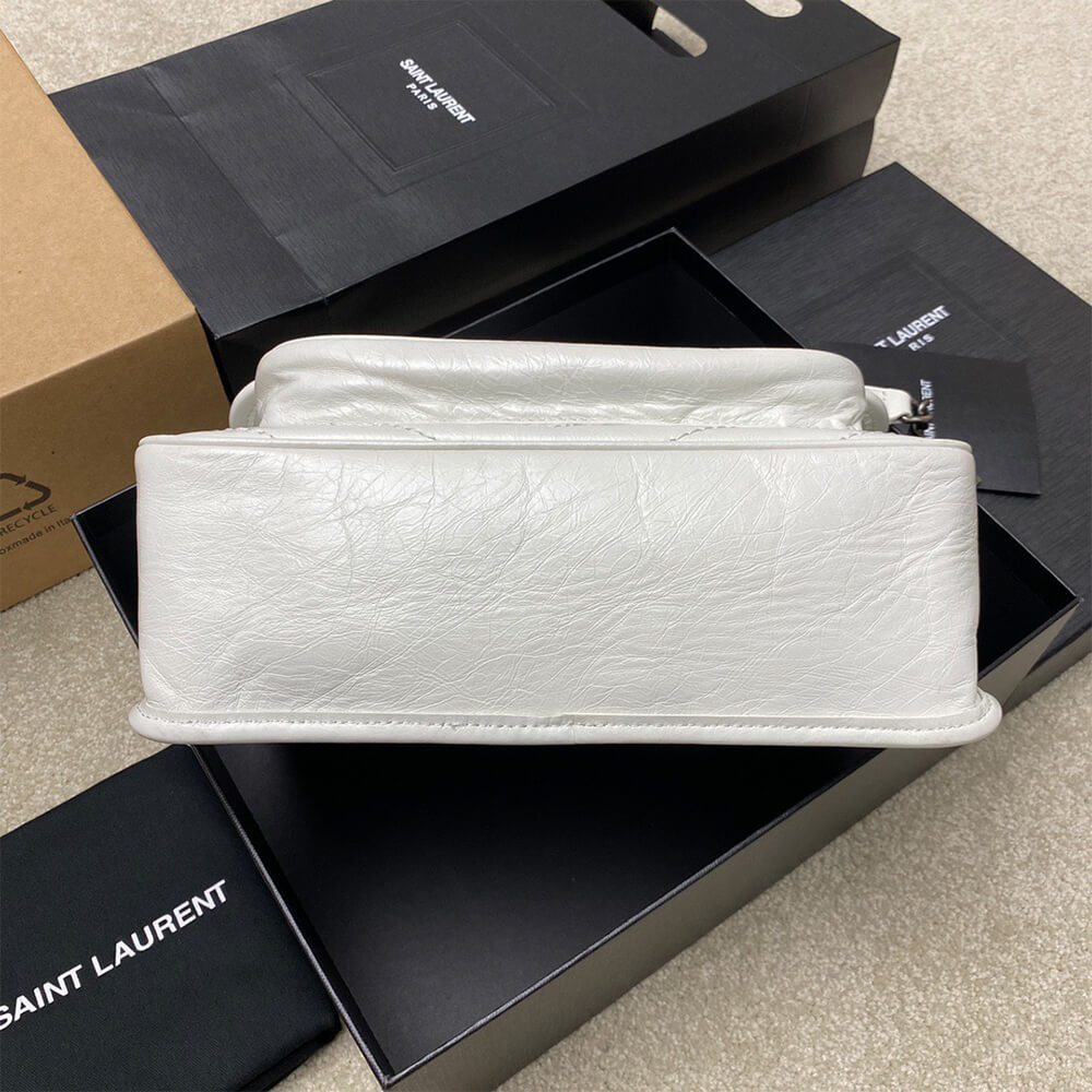 YSL NIKI MEDIUM IN CRINKLED VINTAGE LEATHER(HIGH-END GRADE)