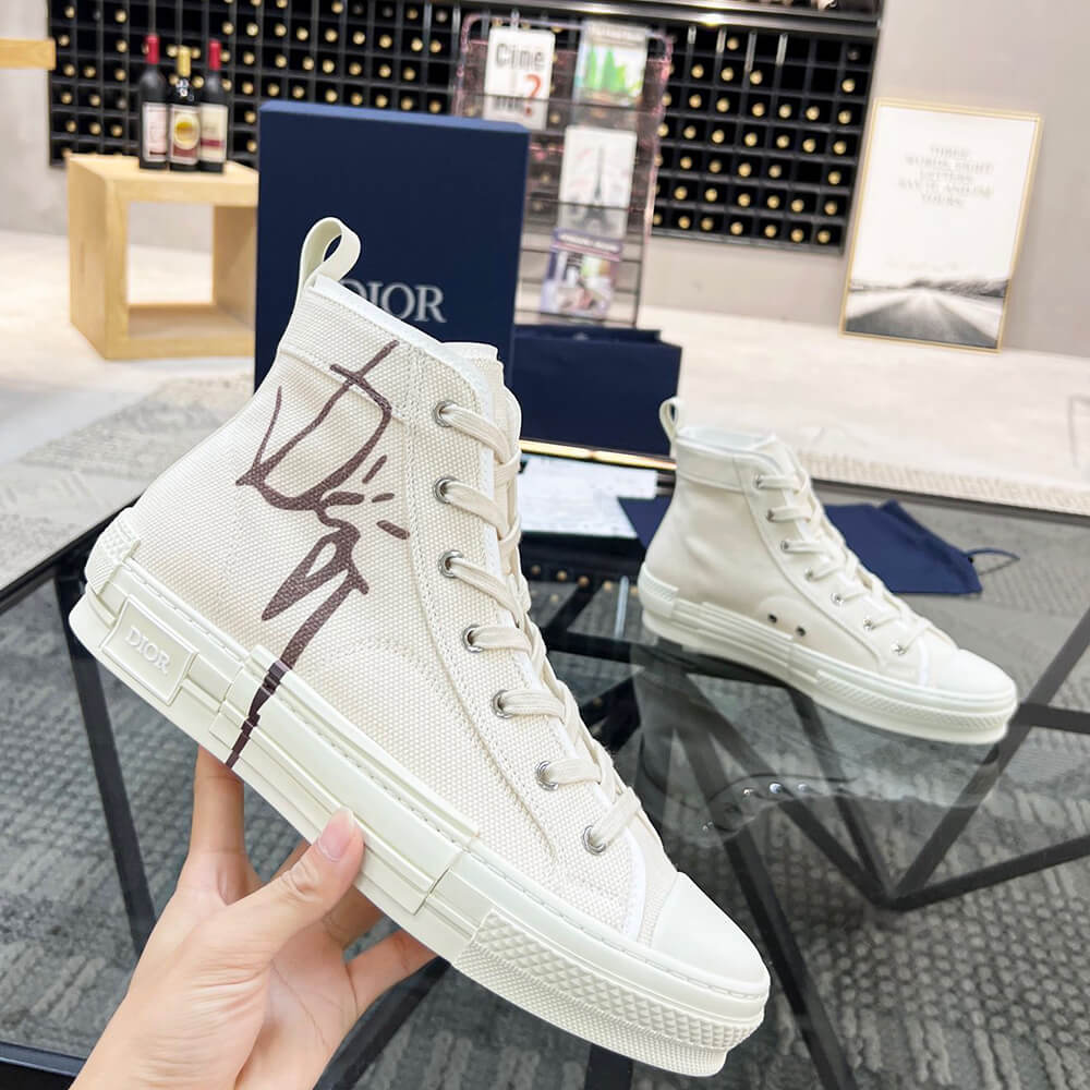 B23 CACTUS JACK DIOR HIGH-TOP SNEAKER