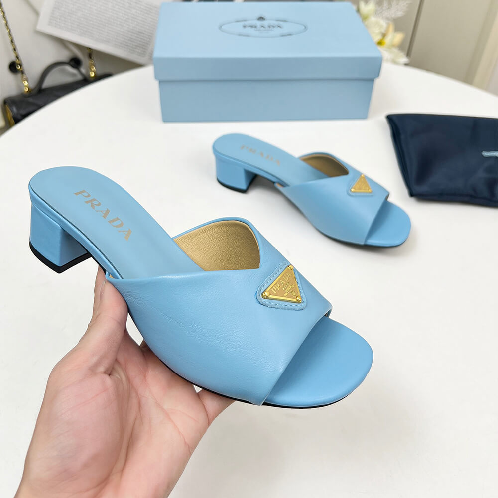 Prada Padded nappa leather sandals