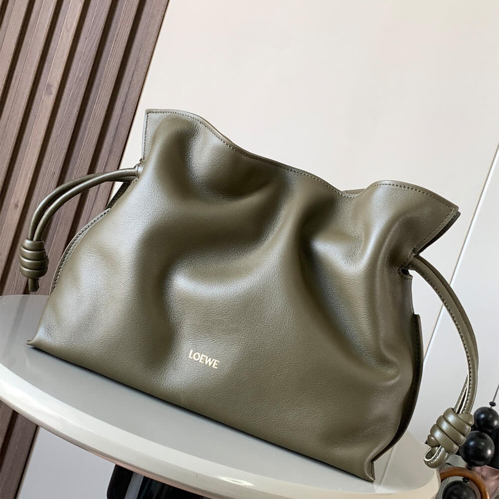 LOEWE Medium Flamenco clutch in nappa calfskin(HIGH-END GRADE)