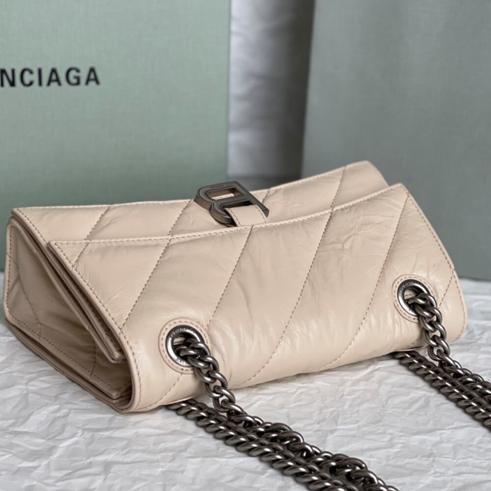 Balenciaga Women s Crush Chain Bag Small(HIGH-END GRADE)
