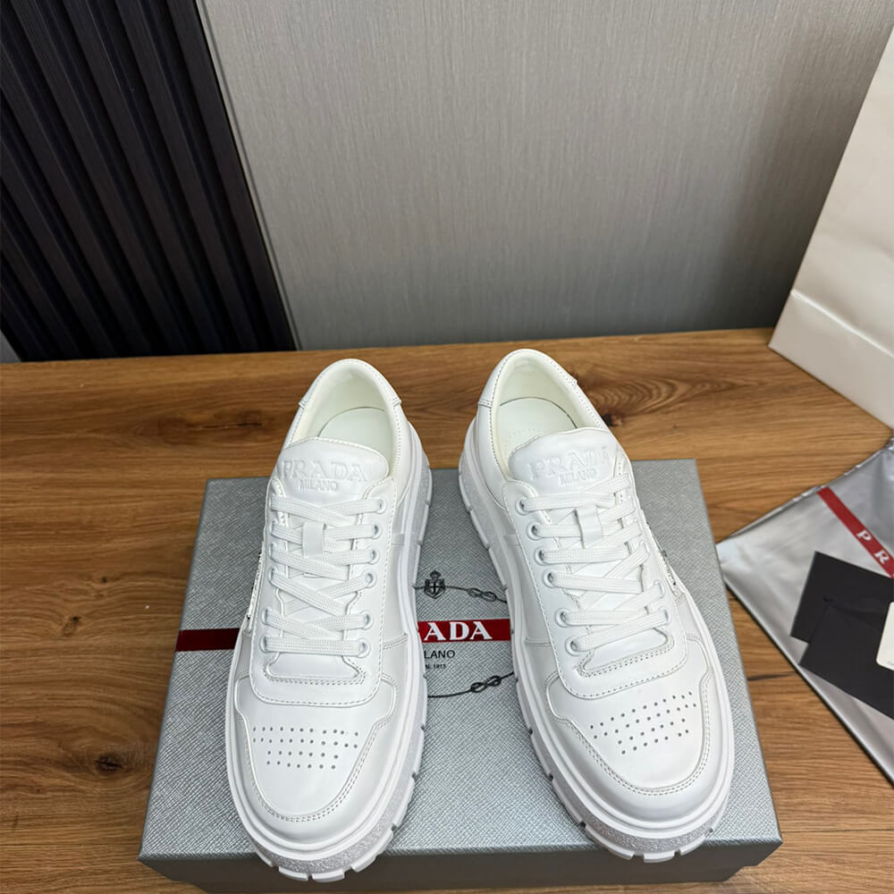 Prada Leather Sneakers