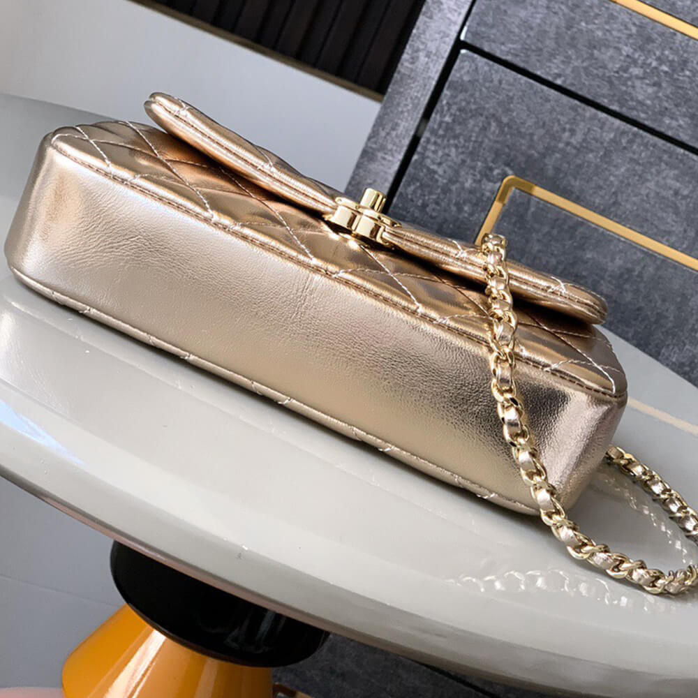 Chanel FLAP PHONE HOLDER WITH CHAIN(HIGH-END GRADE)