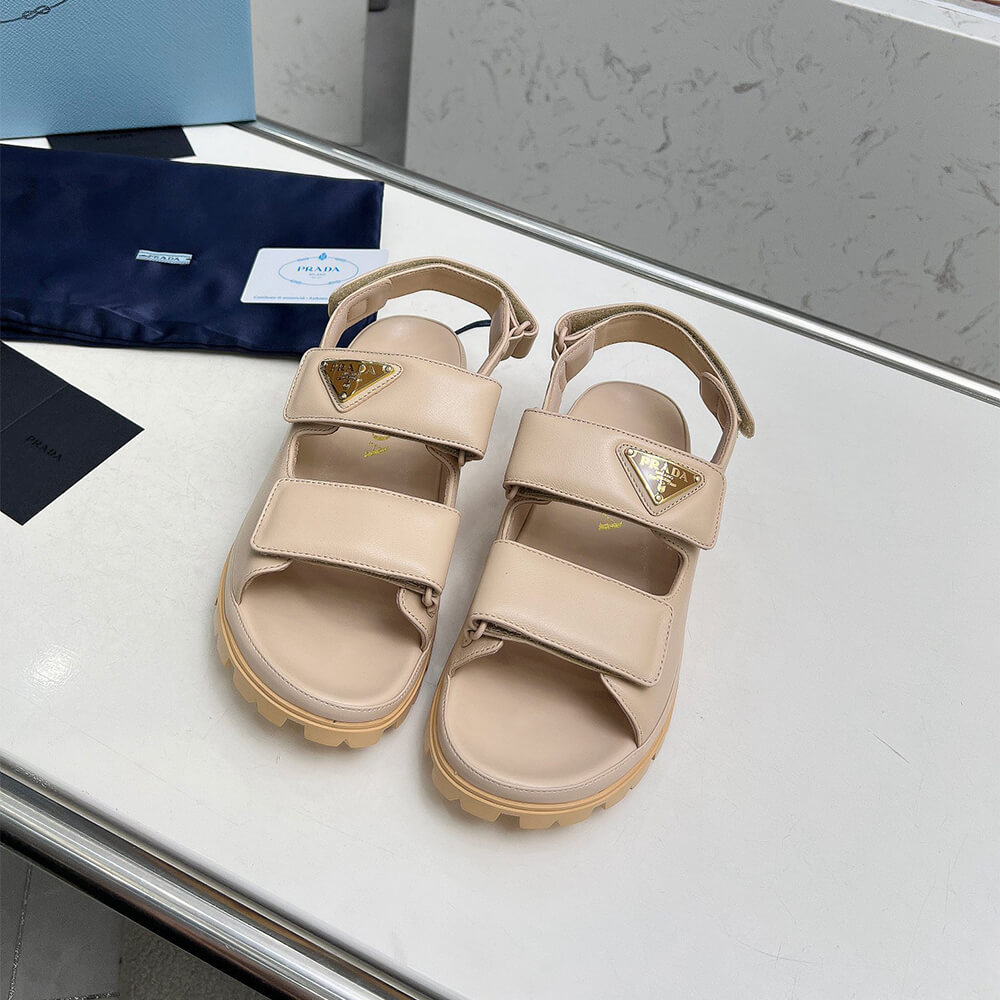 PRADA Nappa leather sandals