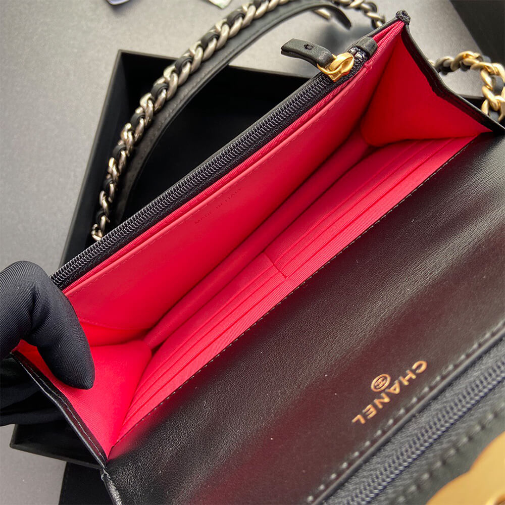 CHANEL 19 Wallet on Chain(high-end grade)