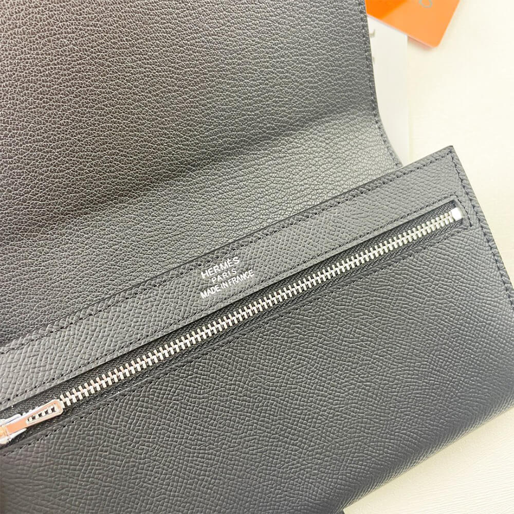 HERMES New H Passant Toutenmain wallet(HIGH-END GRADE)